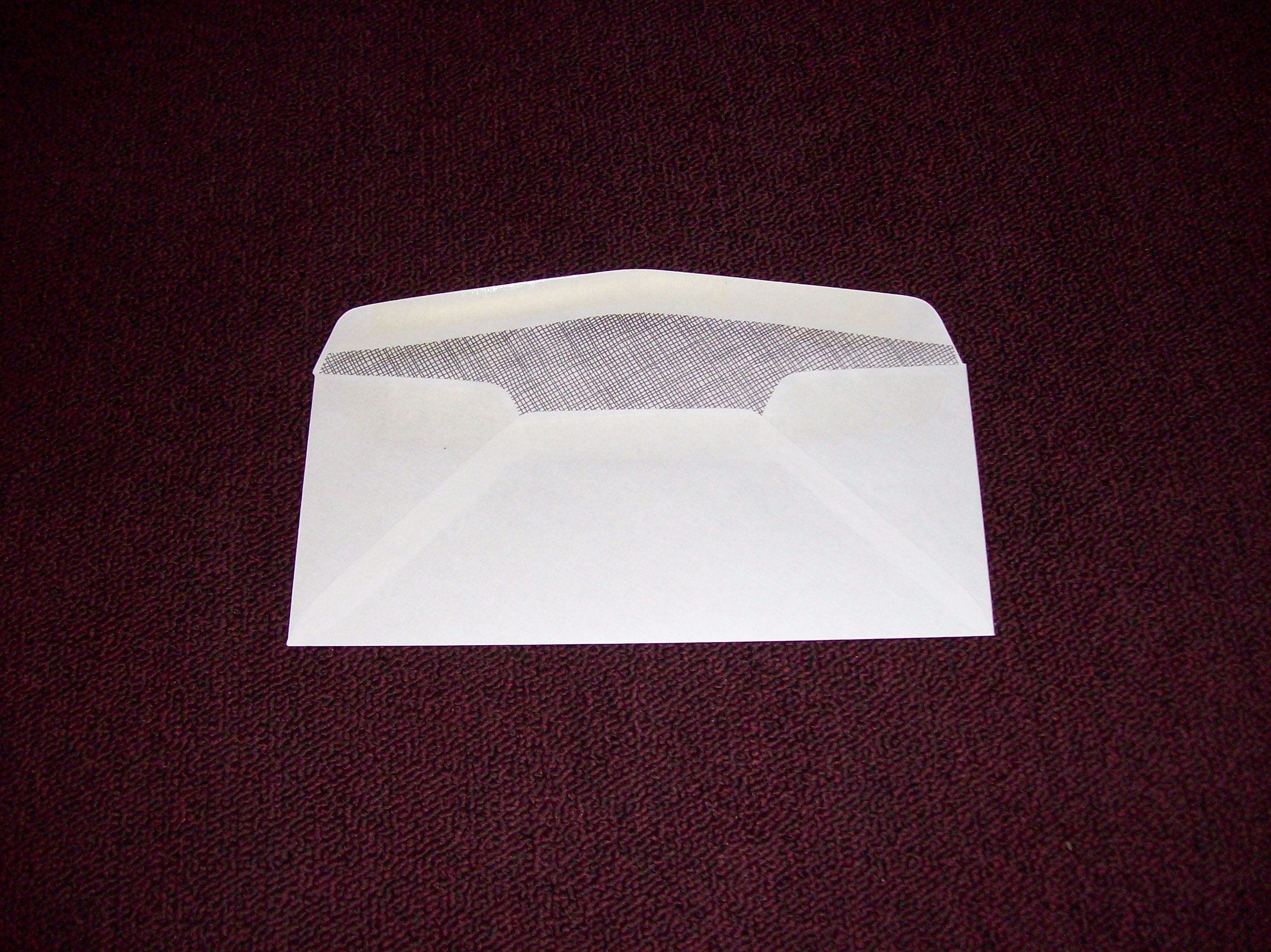 Latex Self-Seal Envelopes